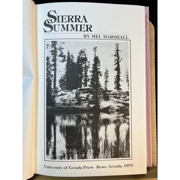 Sierra Summer by Mel Marshall Published in 1979 Hardcover First Edition - Picture 4 of 11